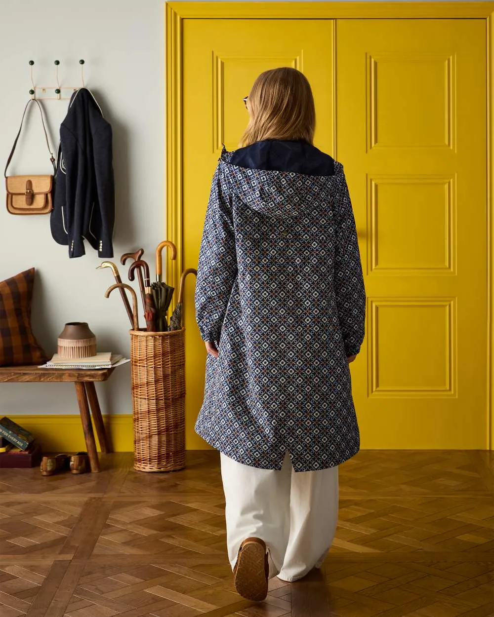 Joules Holkham Waterproof Packable Raincoat With Hood