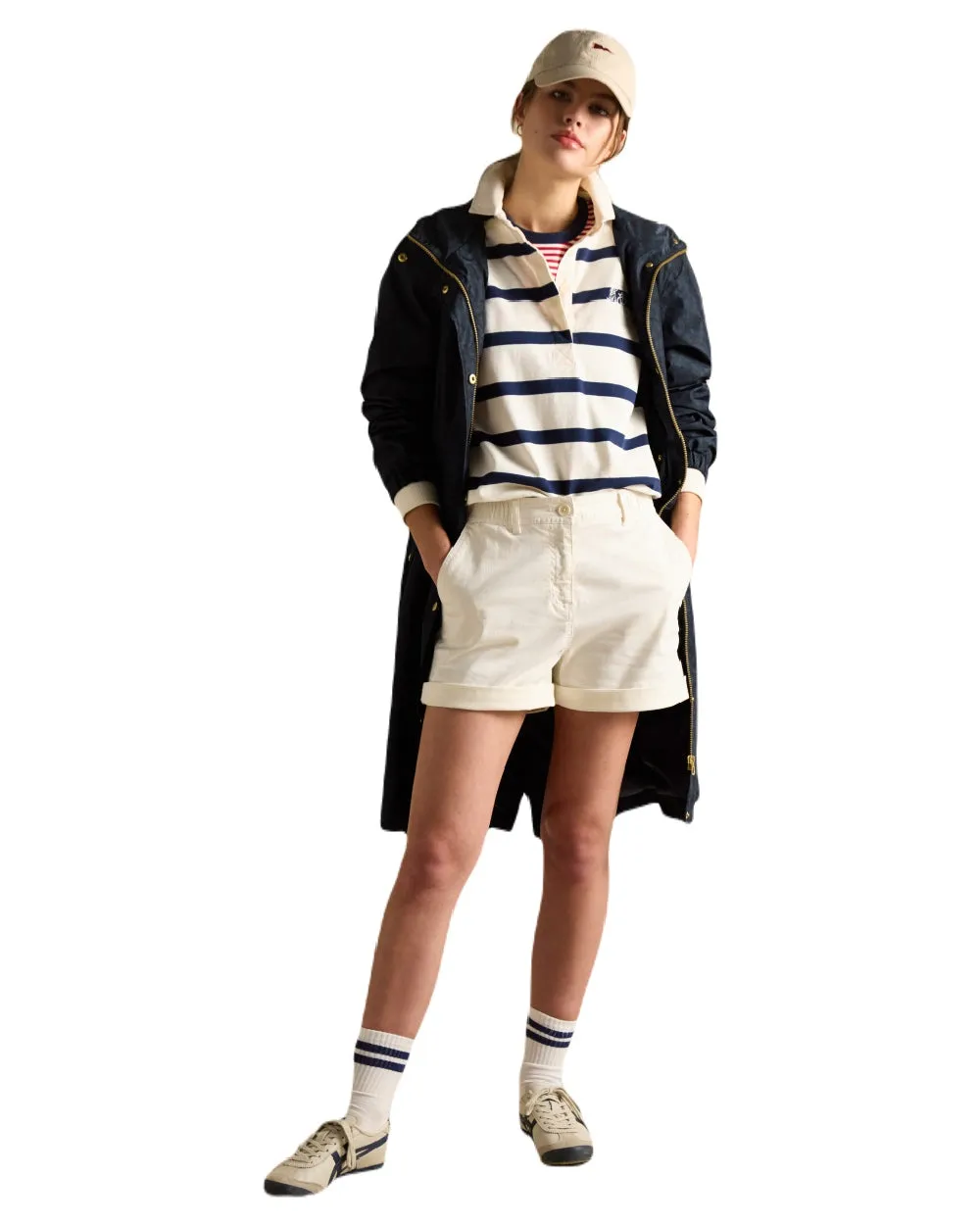 Joules Holkham Waterproof Packable Raincoat With Hood