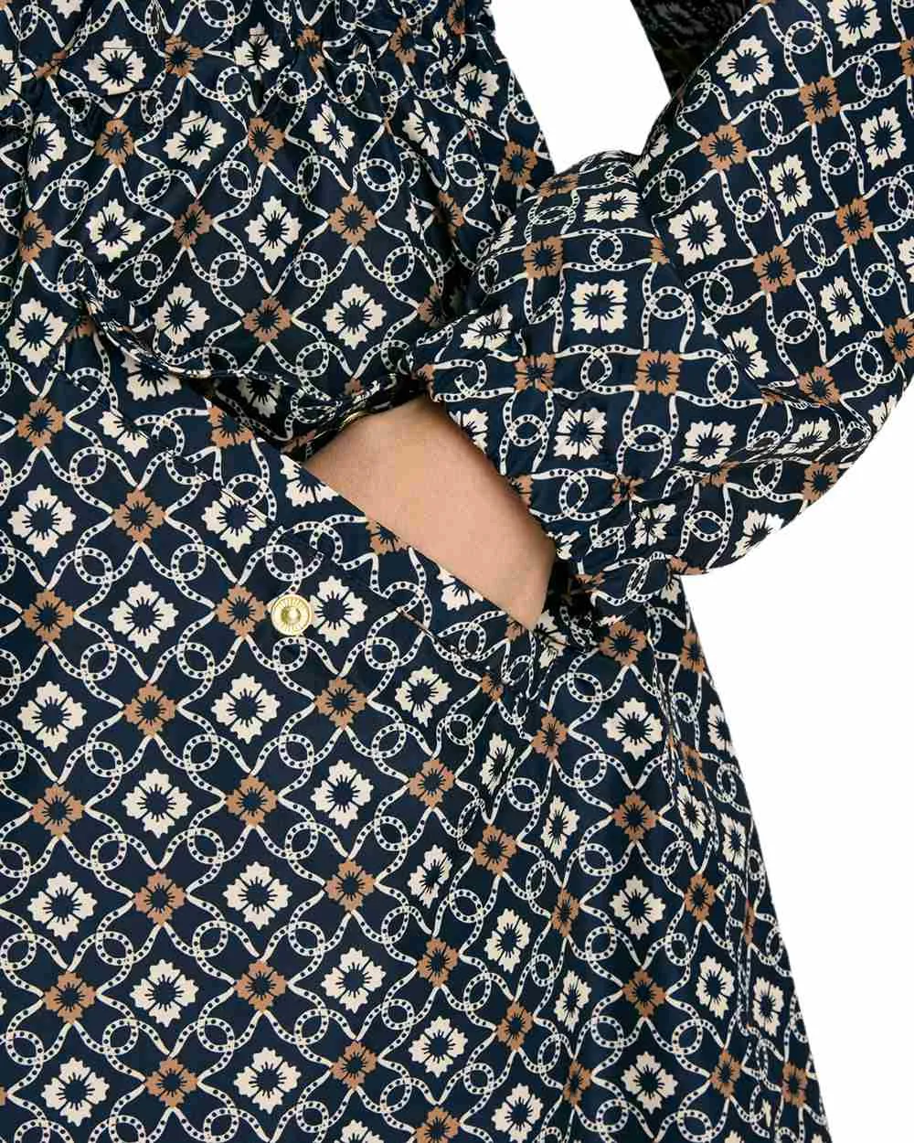 Joules Holkham Waterproof Packable Raincoat With Hood
