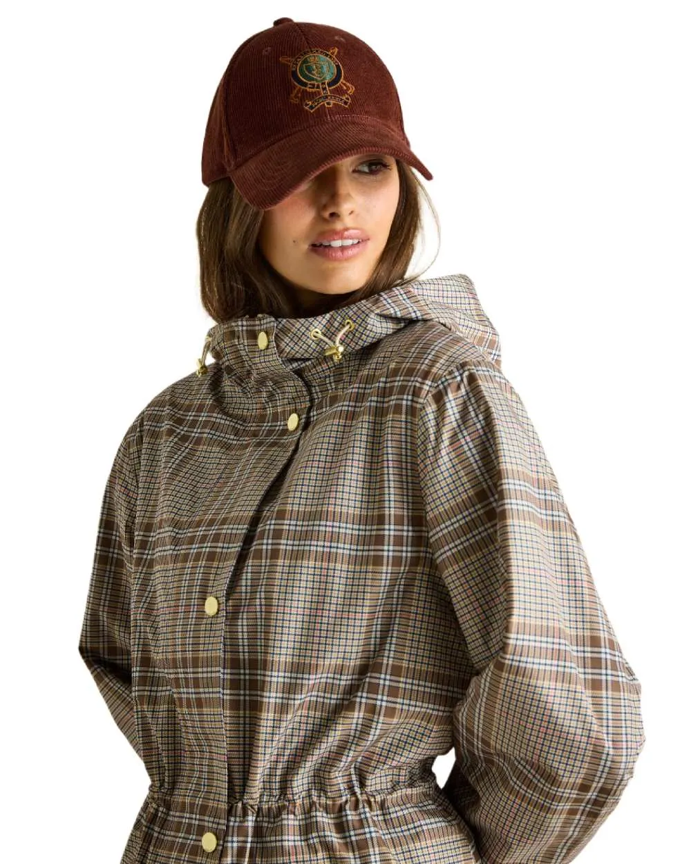 Joules Holkham Waterproof Packable Raincoat With Hood