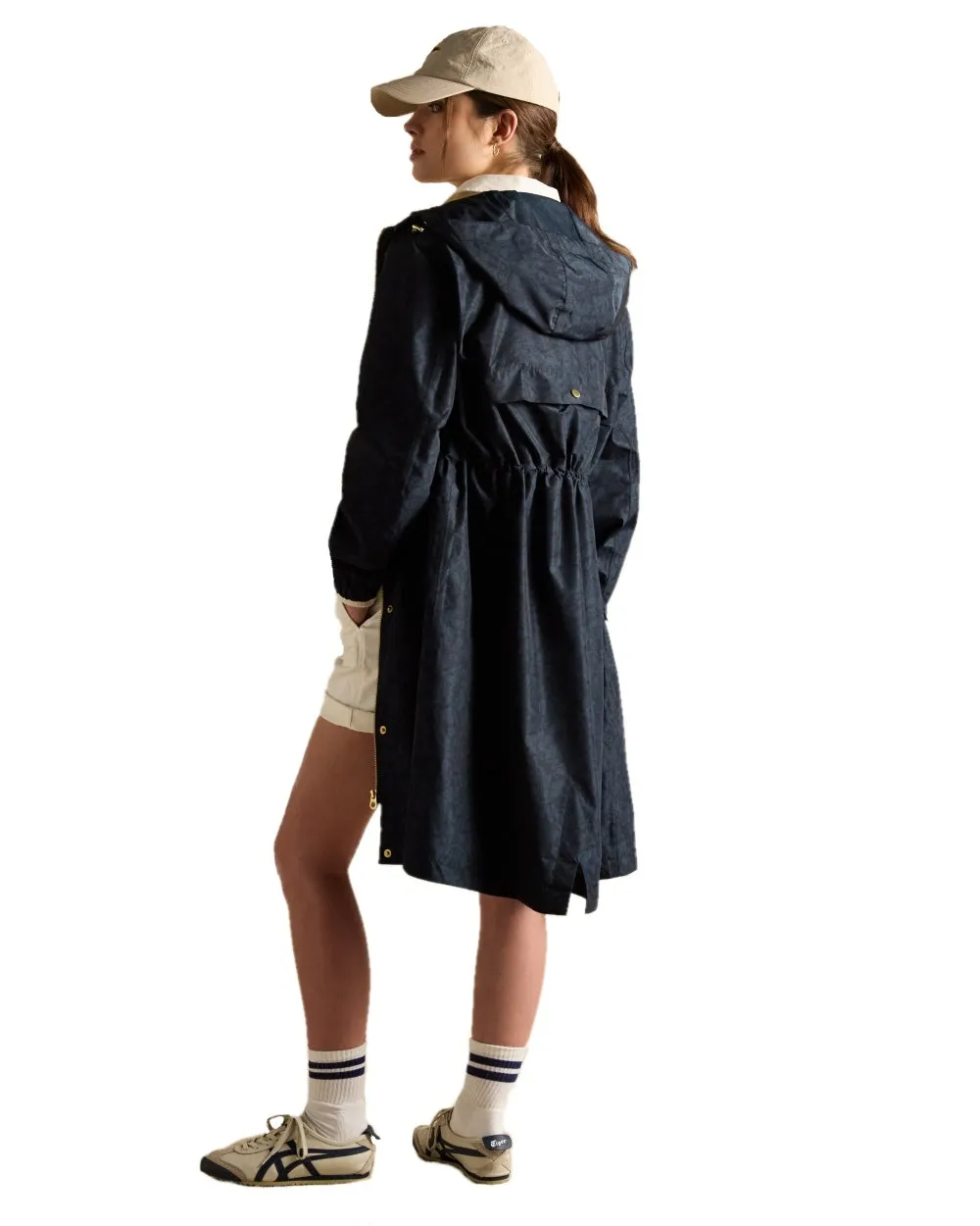 Joules Holkham Waterproof Packable Raincoat With Hood