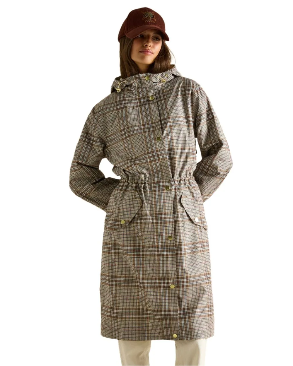 Joules Holkham Waterproof Packable Raincoat With Hood