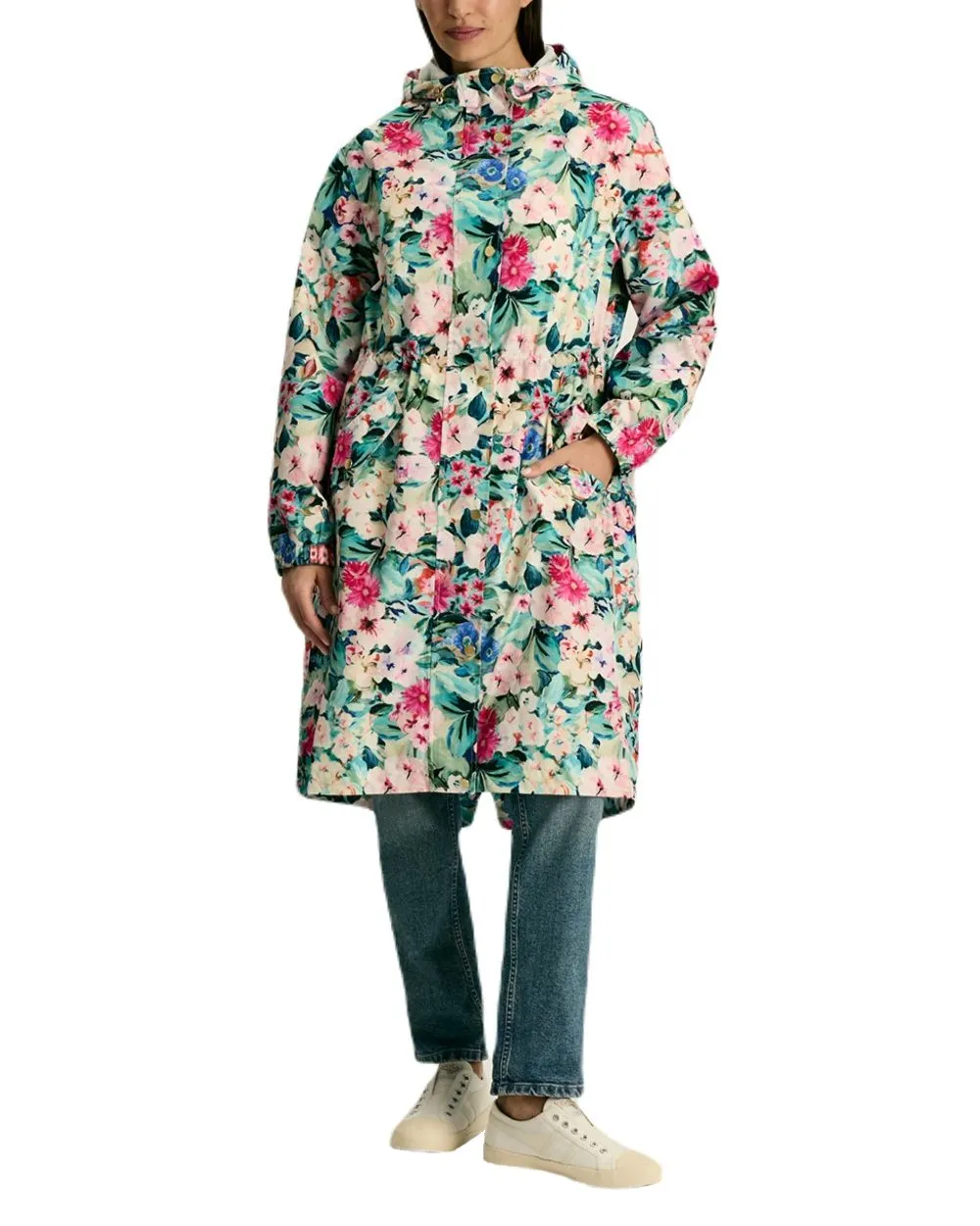 Joules Holkham Waterproof Packable Raincoat With Hood