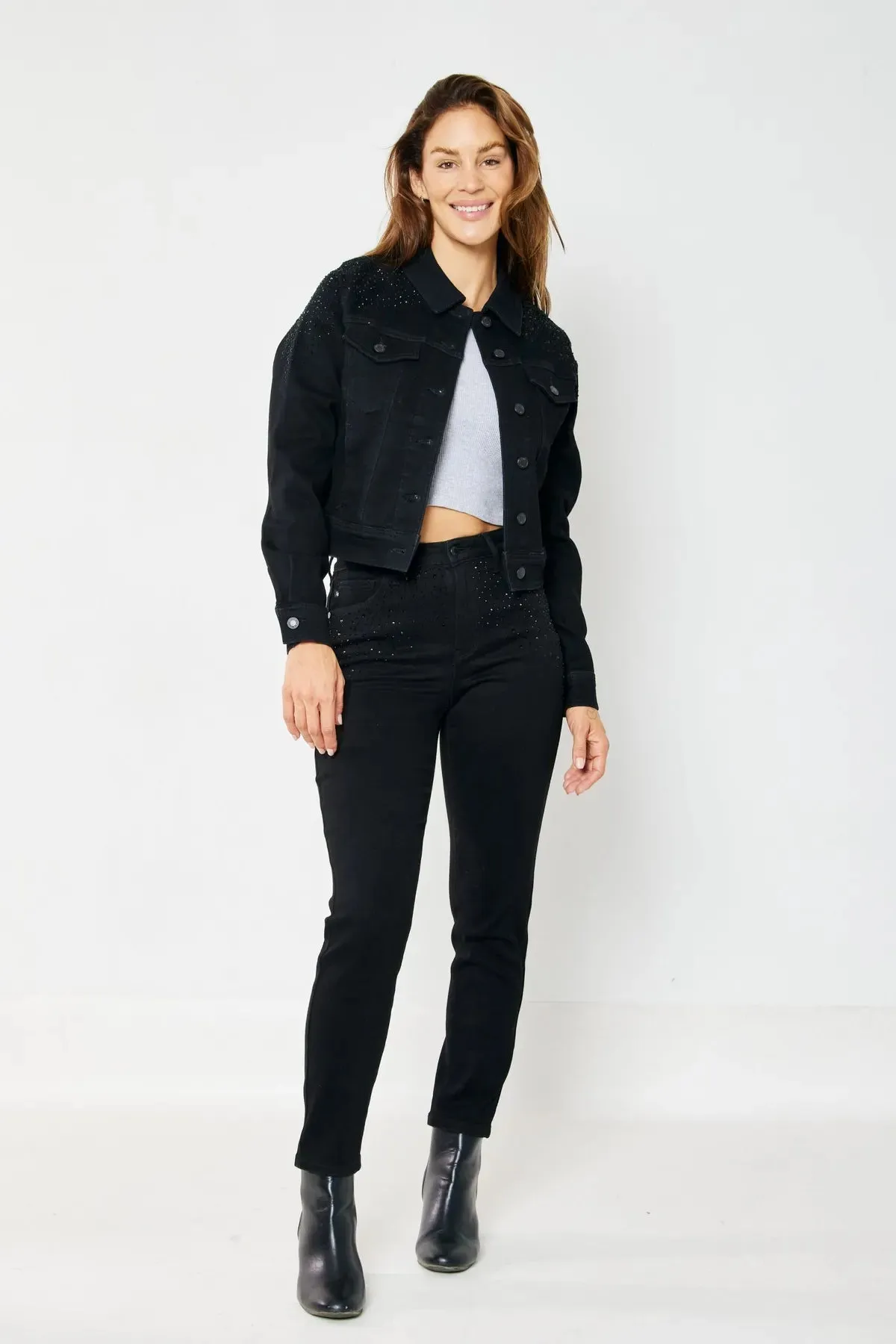 Judy Blue Rhinestone Slim Fit