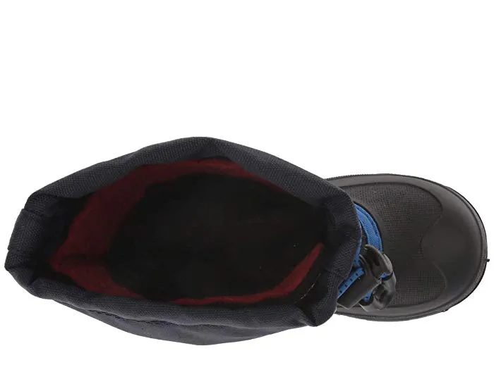 Kamik Kids' Waterbug5 Navy Blue Pull On Waterproof Rounded Toe Ankle Snow Boots