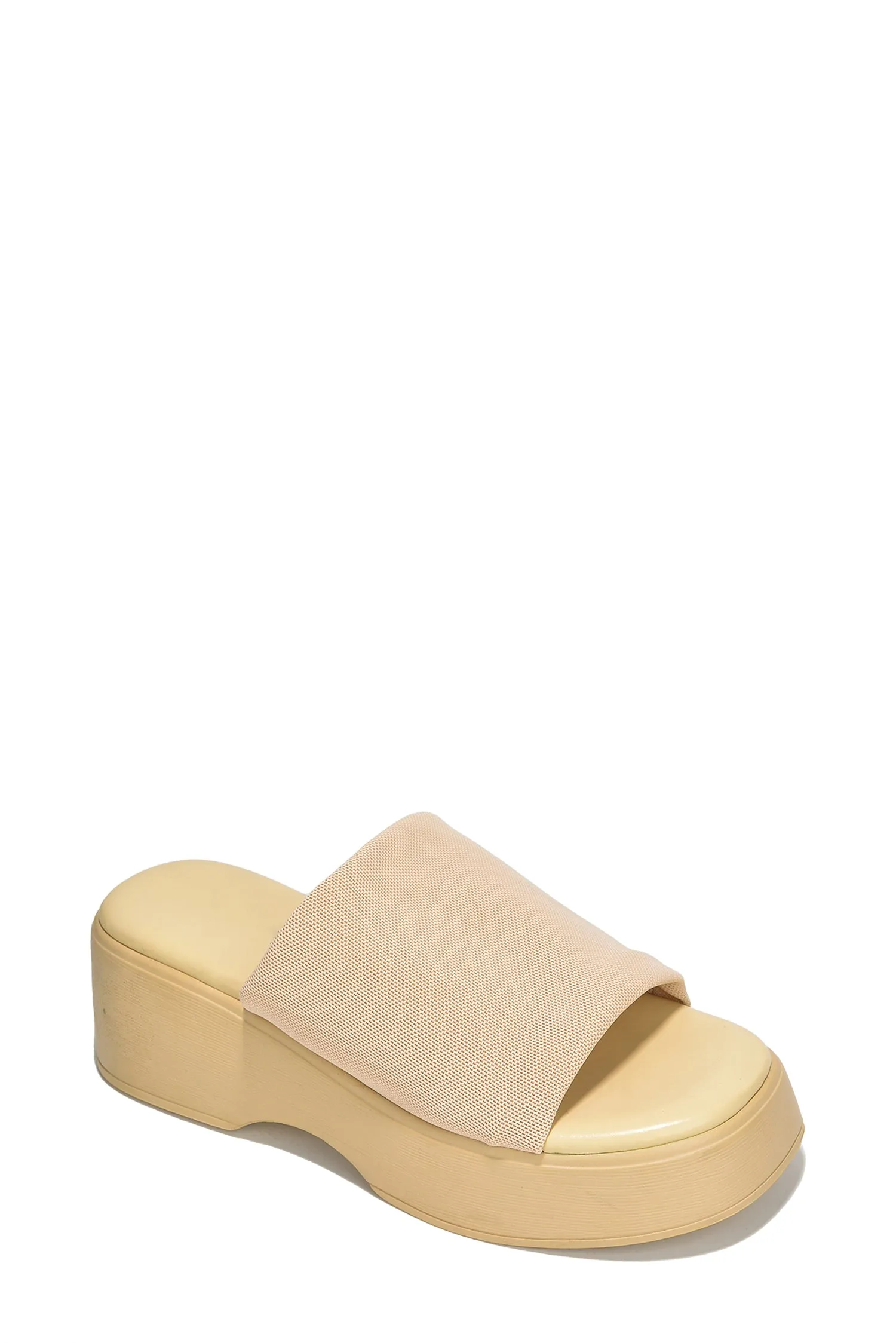 KK PAIR OF KINGS Platform Sandals Women Wedges Slides Chunky Heels Wedge Sandals Fabric Mule Fitted Cloud Lightweight Shoes Slipper  Memory Foam
