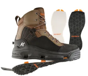 Korkers Buckskin Fishing Boot with Felt & Kling-On Soles