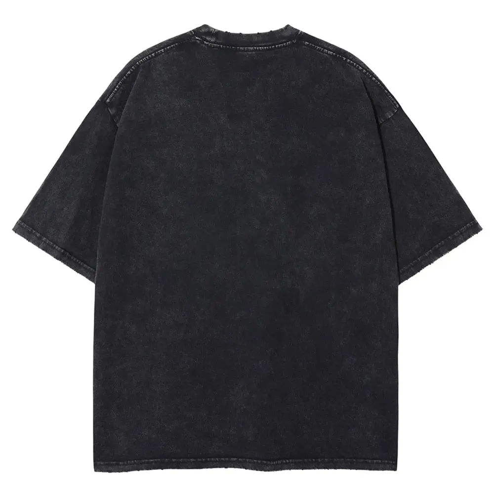 [KUJO] "Demon" Vintage Oversized T Shirt