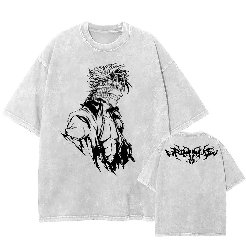 [KUJO] "Grimmjow V2" 2-Sided Vintage Oversized T Shirt