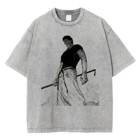 [KUJO] "Invisible Toji" Vintage Oversized T Shirt