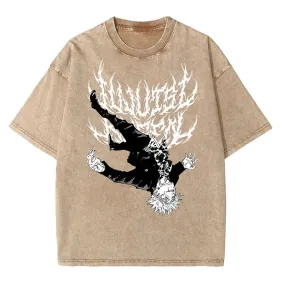 [KUJO] "Sorcerer V2" Vintage Oversized T Shirt
