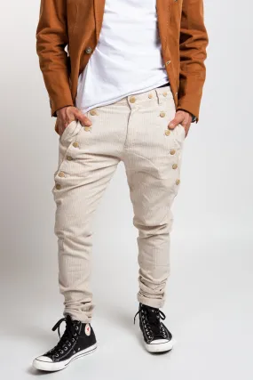 Linen Dress Pants - Tan