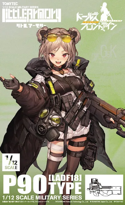 Little Armory LADF18 Girls' Frontline P90 Type 1/12