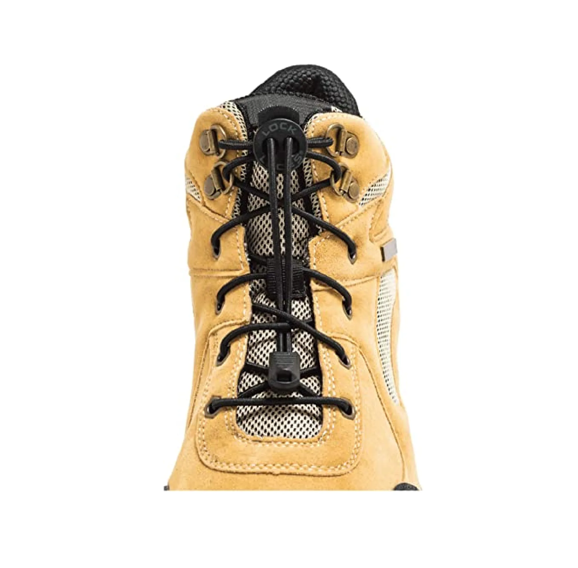 Lock Laces for Boots (3 Pair) Premium Heavy Duty Elastic No Tie Boot Laces for Boots and Shoes