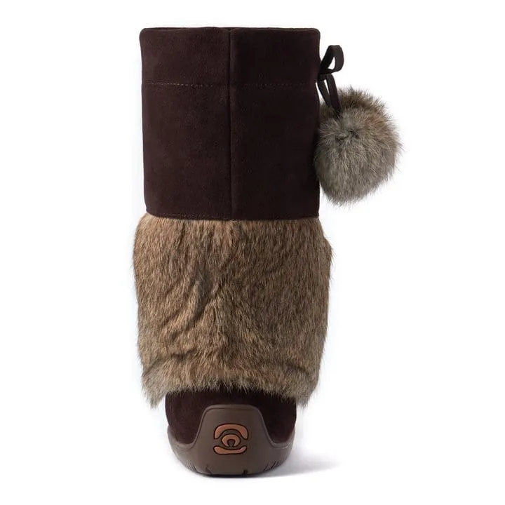 Manitobah Mukluks Snowy Owl Vibram Waterproof Mukluks- Dark Brown