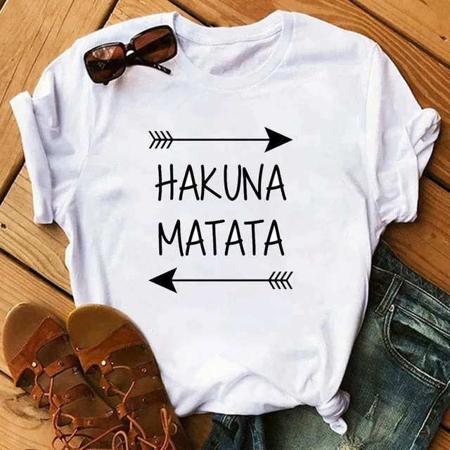 Maycaur T-shirt Women 2020 Summer Fashion Cartoon Lion King Pocket Print Tshirts Harajuku Casual Short Sleeve Tshirt Female Tops