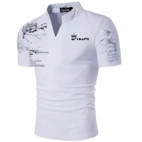 Men  Short Sleeve T Shirt Print