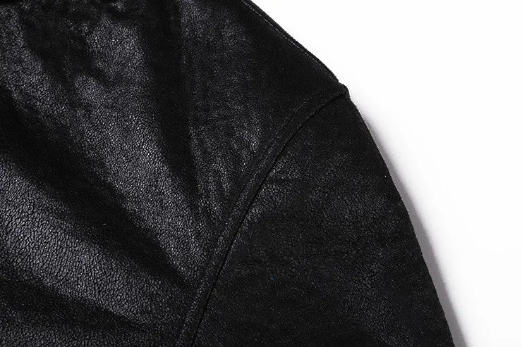 Men's Autumn/Winter Warm Faux Leather Jacket