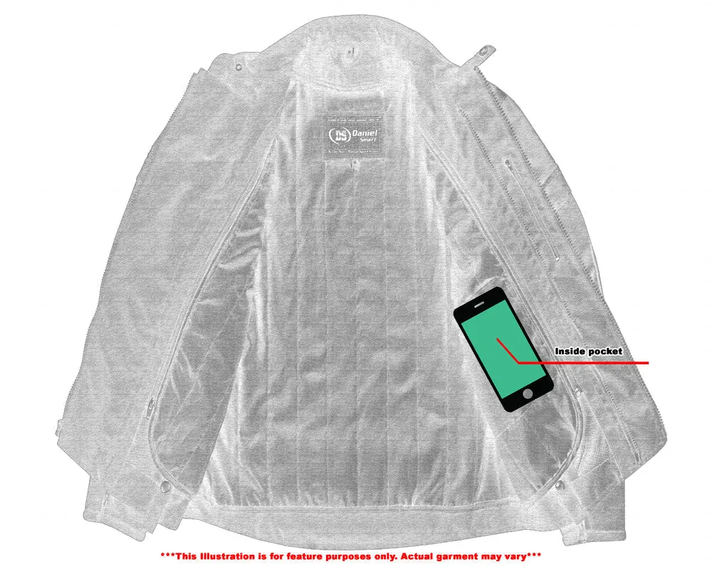 Men's Blast Black Micro Mesh Motorcycle Jacket – Ventilated
