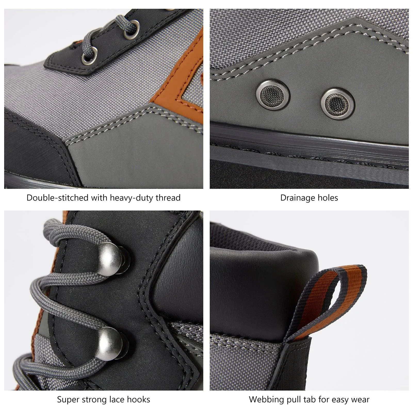 Men’s Flex Wading Boots with Rubber Sole