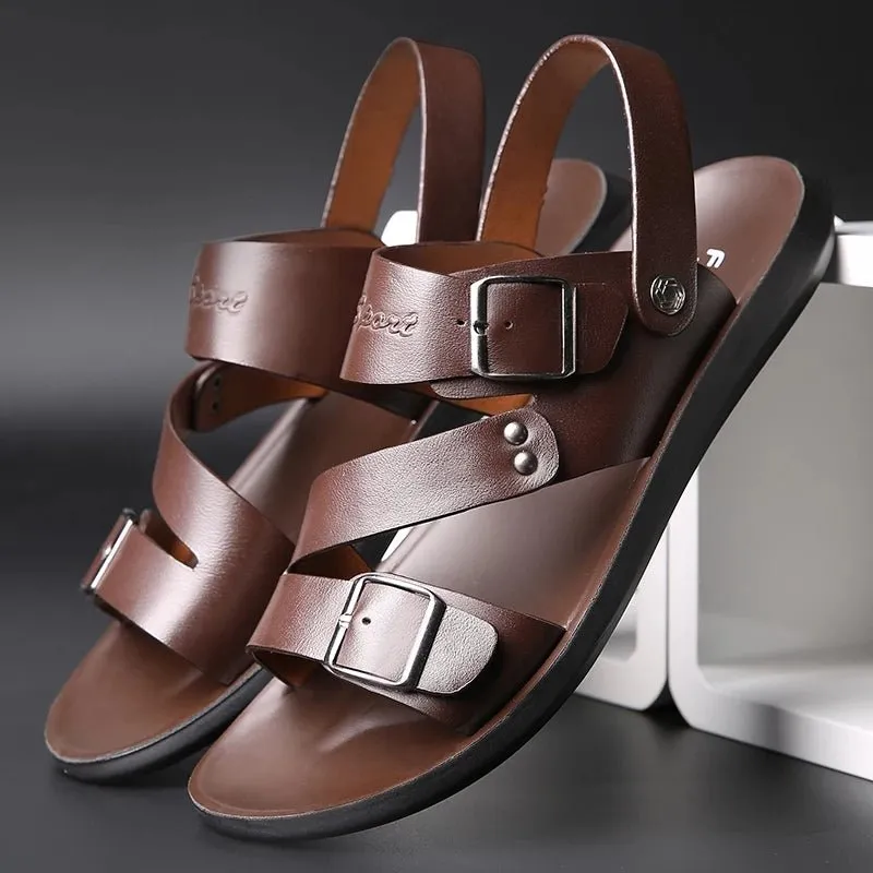 Men's Soft Leather Sandals