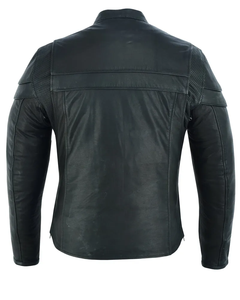 Men’s Tall Sporty Scooter Jacket – Naked Cowhide