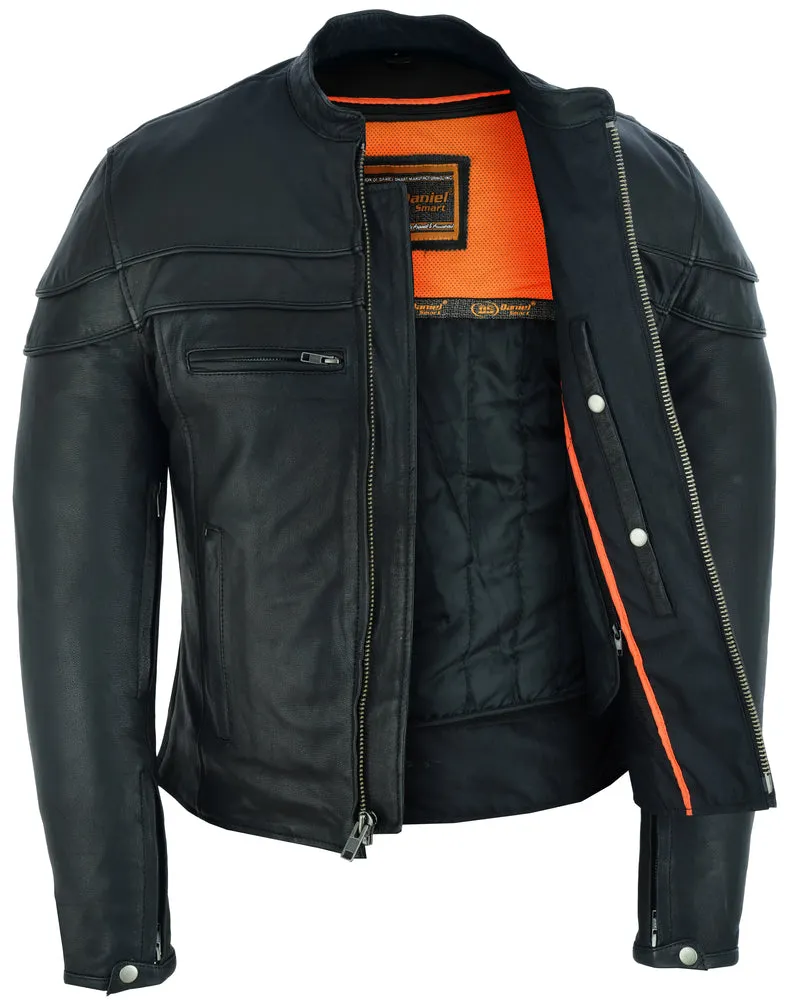 Men’s Tall Sporty Scooter Jacket – Naked Cowhide