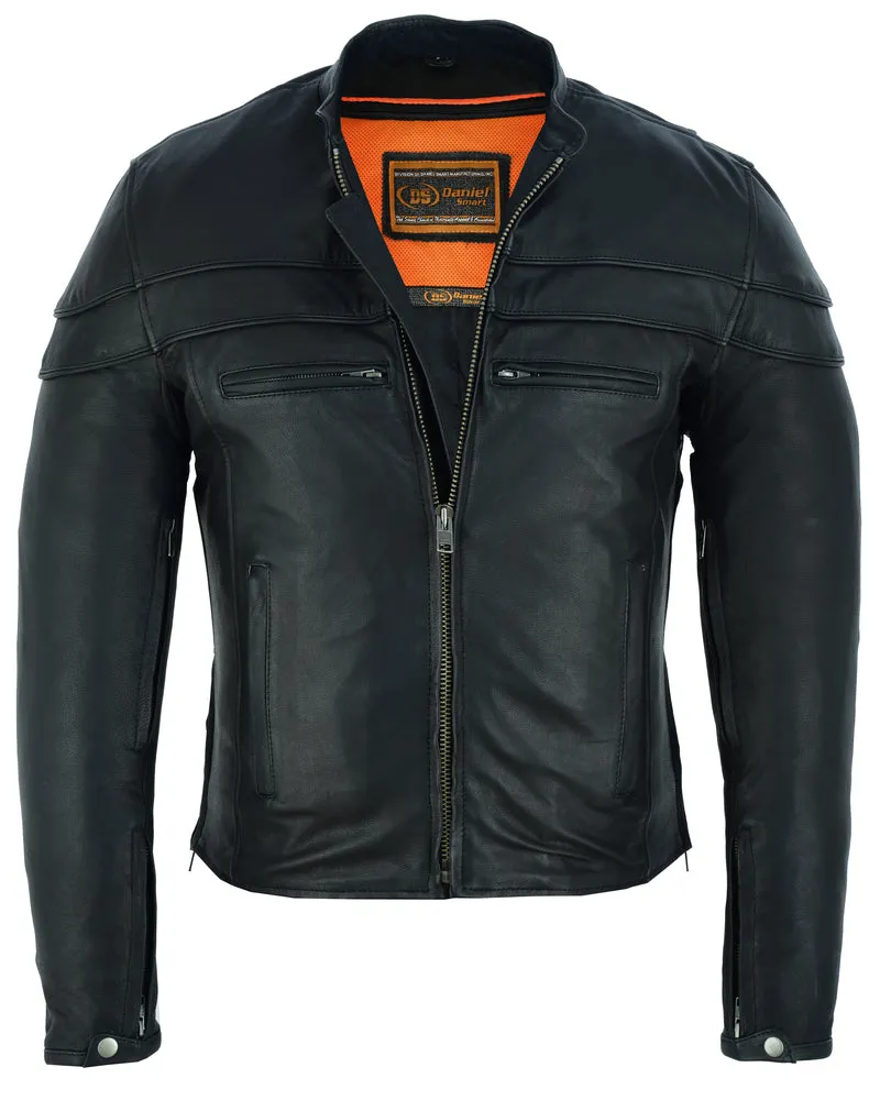 Men’s Tall Sporty Scooter Jacket – Naked Cowhide