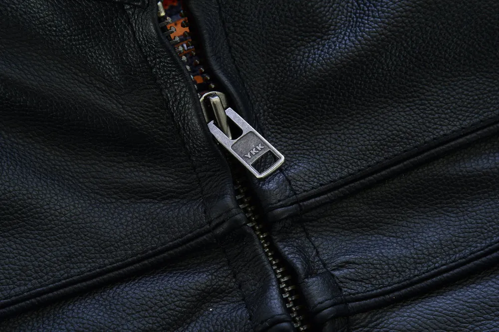 Men’s Tall Sporty Scooter Jacket – Naked Cowhide