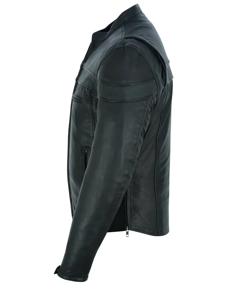 Men’s Tall Sporty Scooter Jacket – Naked Cowhide