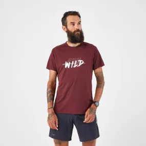 MEN'S TRAIL RUNNING SHORT-SLEEVED T-SHIRT - GRAPH/AQUA