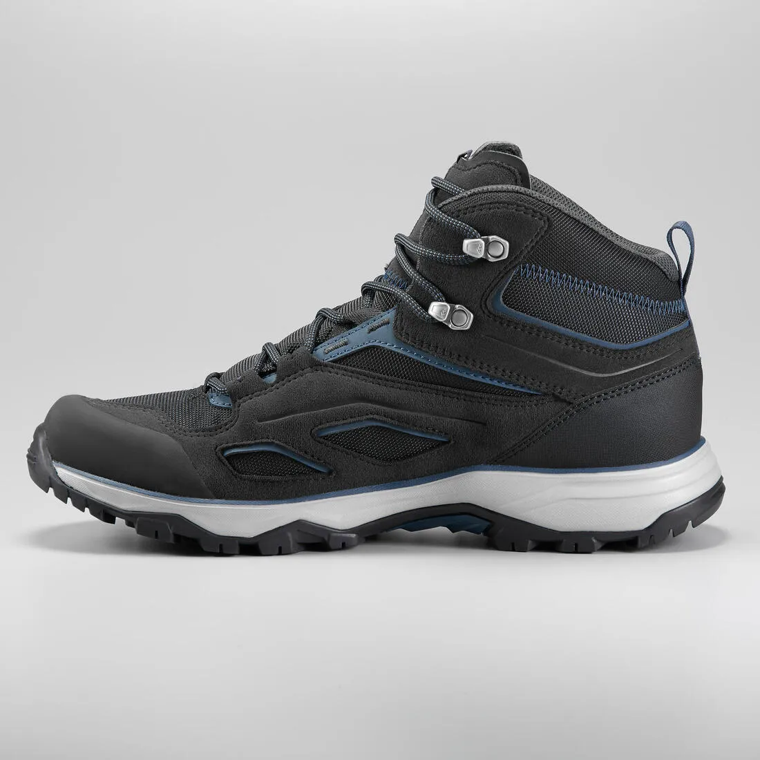 Men’s Waterproof Mid-Height Hiking Boots MH100 - Black