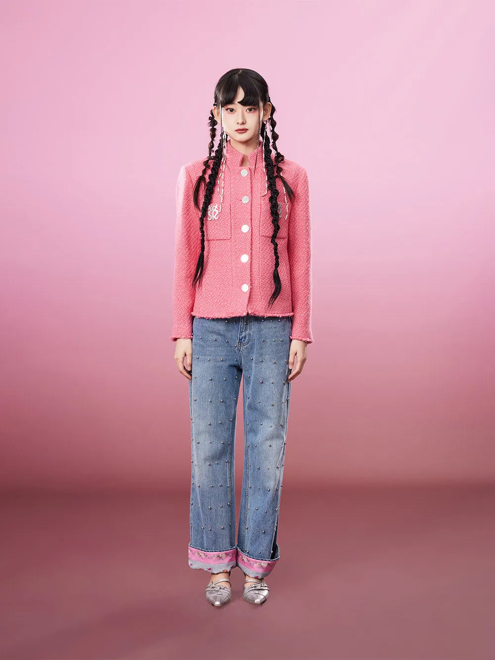 MUKZIN Pink Original Popular New Comfortable Coat