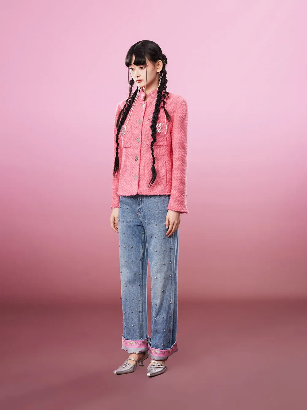 MUKZIN Pink Original Popular New Comfortable Coat