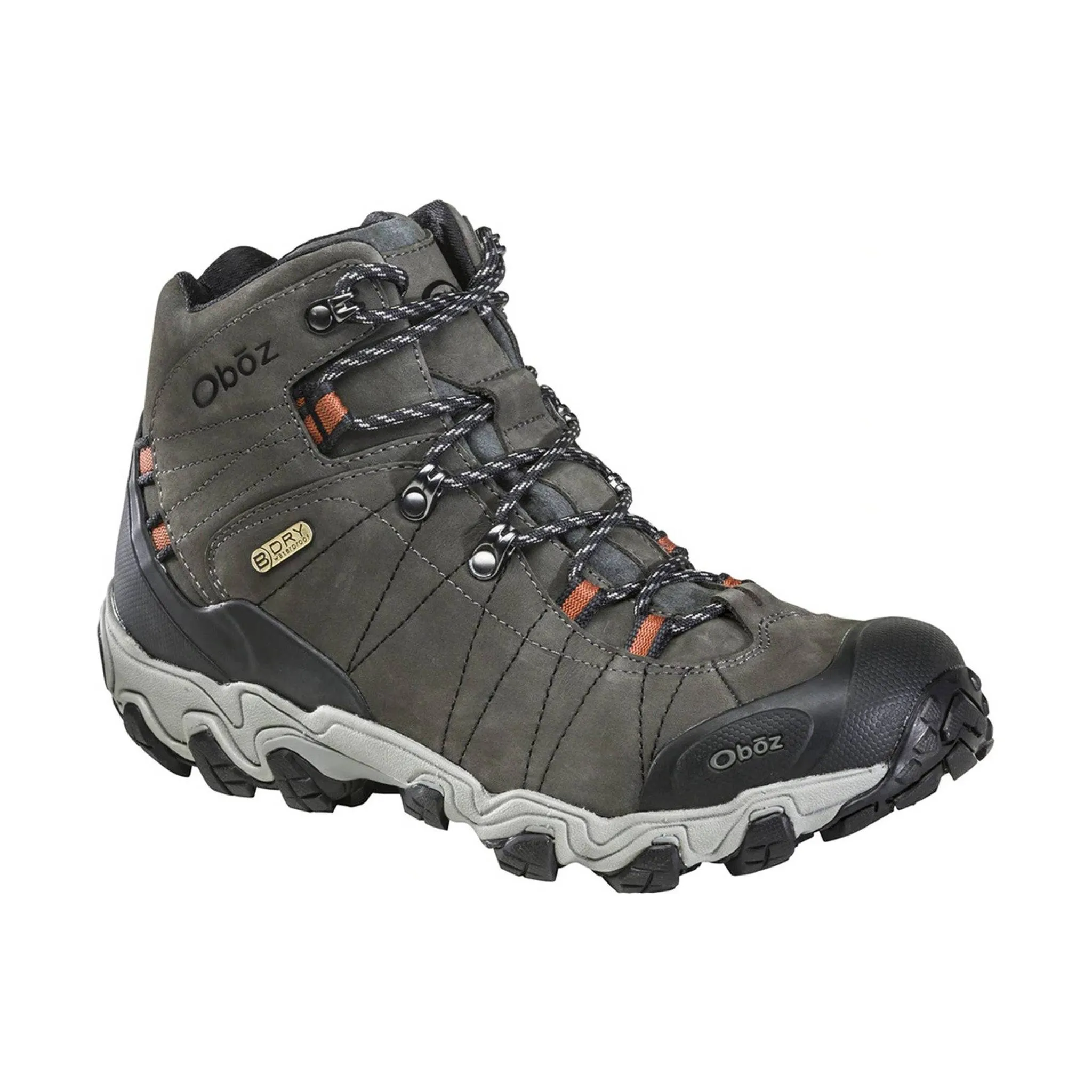 Oboz Men's Bridger Mid Waterproof Hiking Boot - Raven