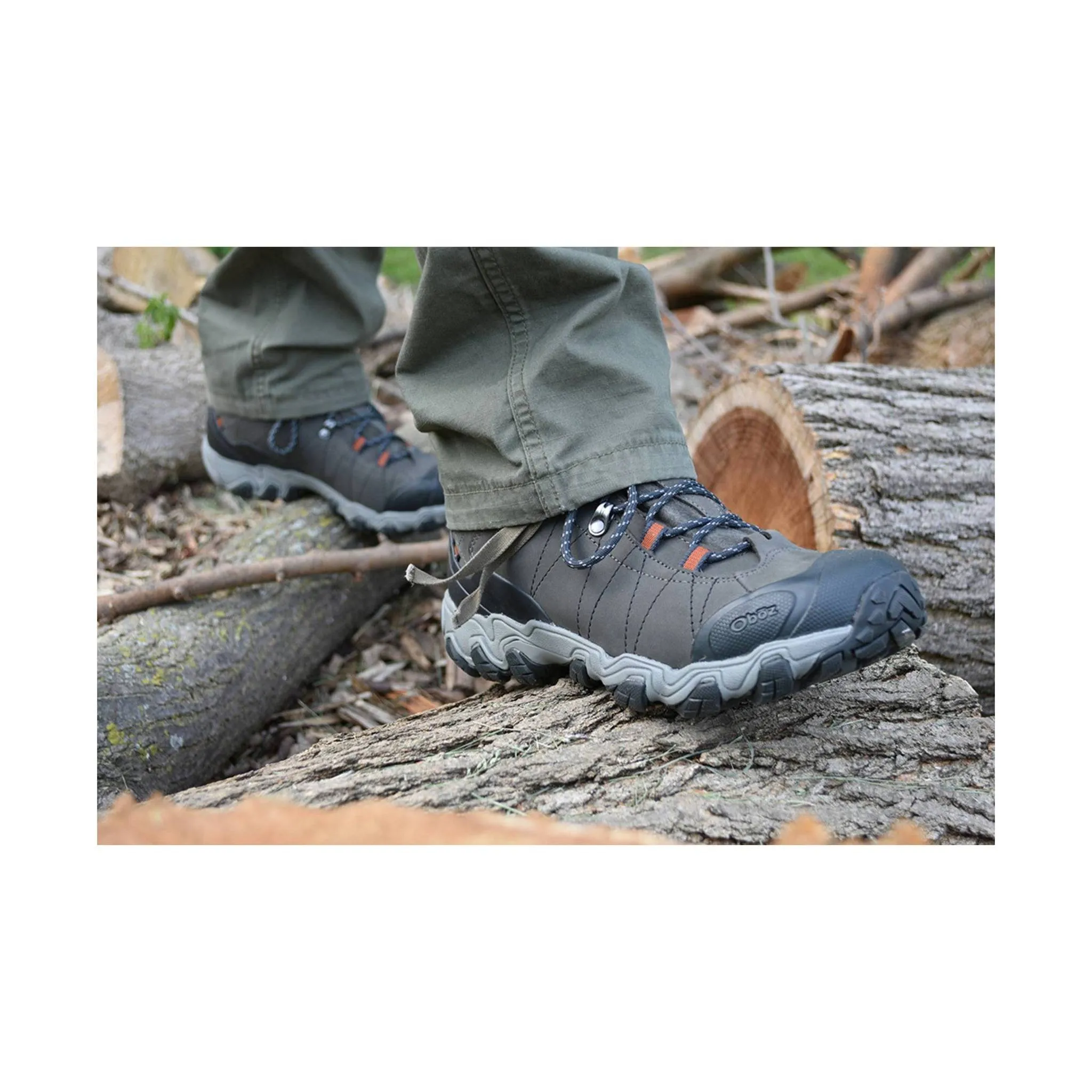 Oboz Men's Bridger Mid Waterproof Hiking Boot - Raven
