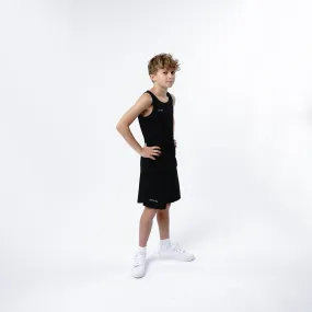 Omnitau Kid's Core Crew Neck Athletics Vest - Black