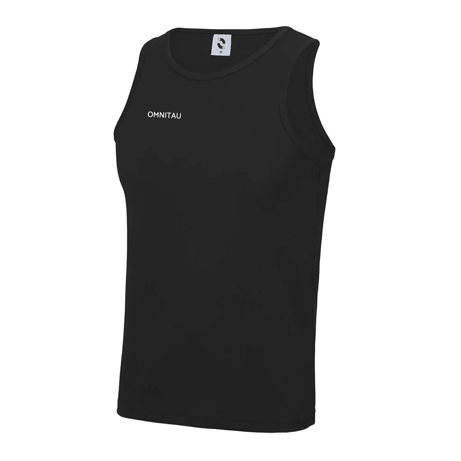 Omnitau Kid's Core Crew Neck Athletics Vest - Black
