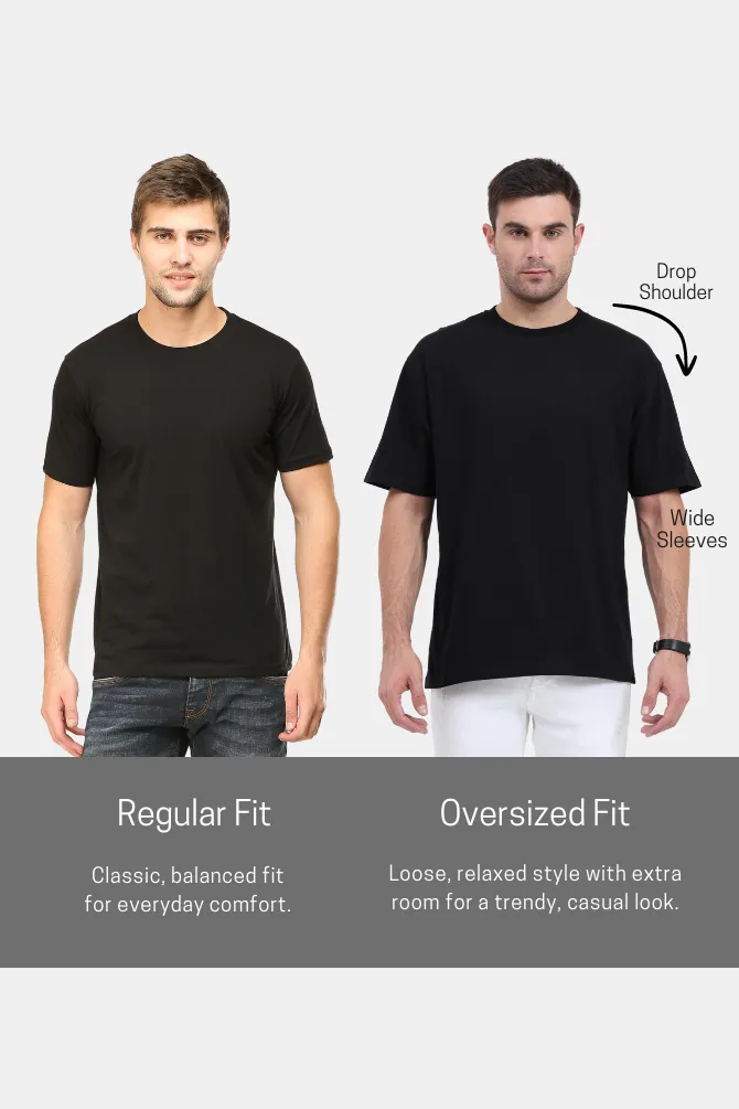 Pack Of 3 Oversized T-Shirts Black Olive Green and Lavender for Men