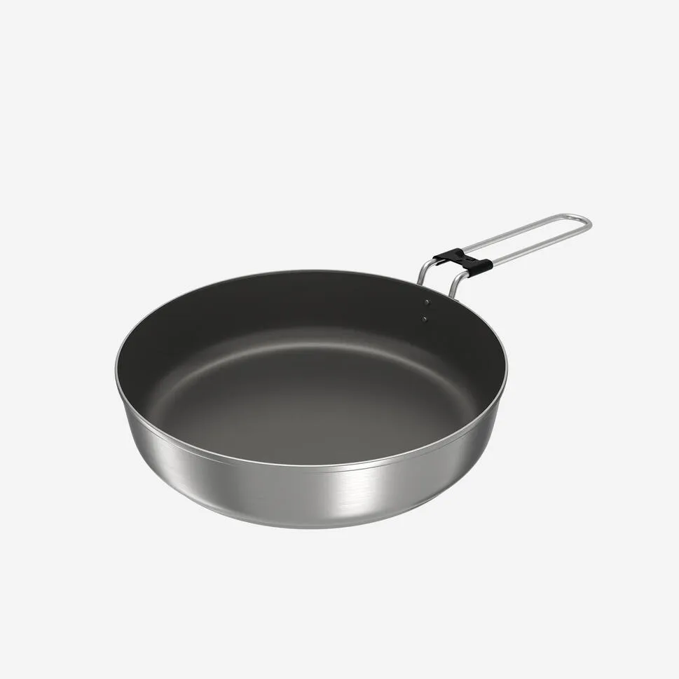 Quechua 500 Stainless Steel Nonstick Camping Cookset  25-Piece for 4 People