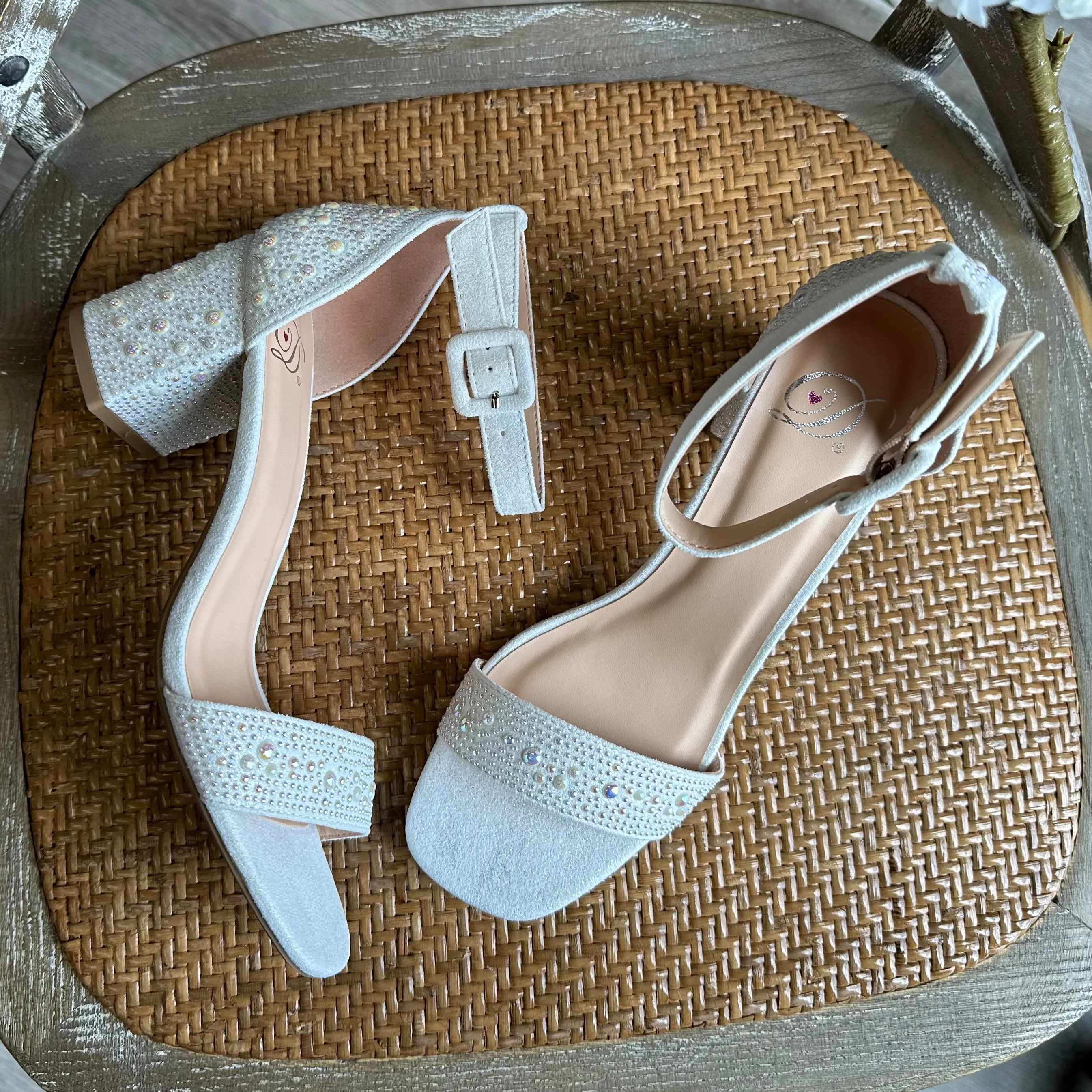 "Crete" Pearl Dress Sandal
