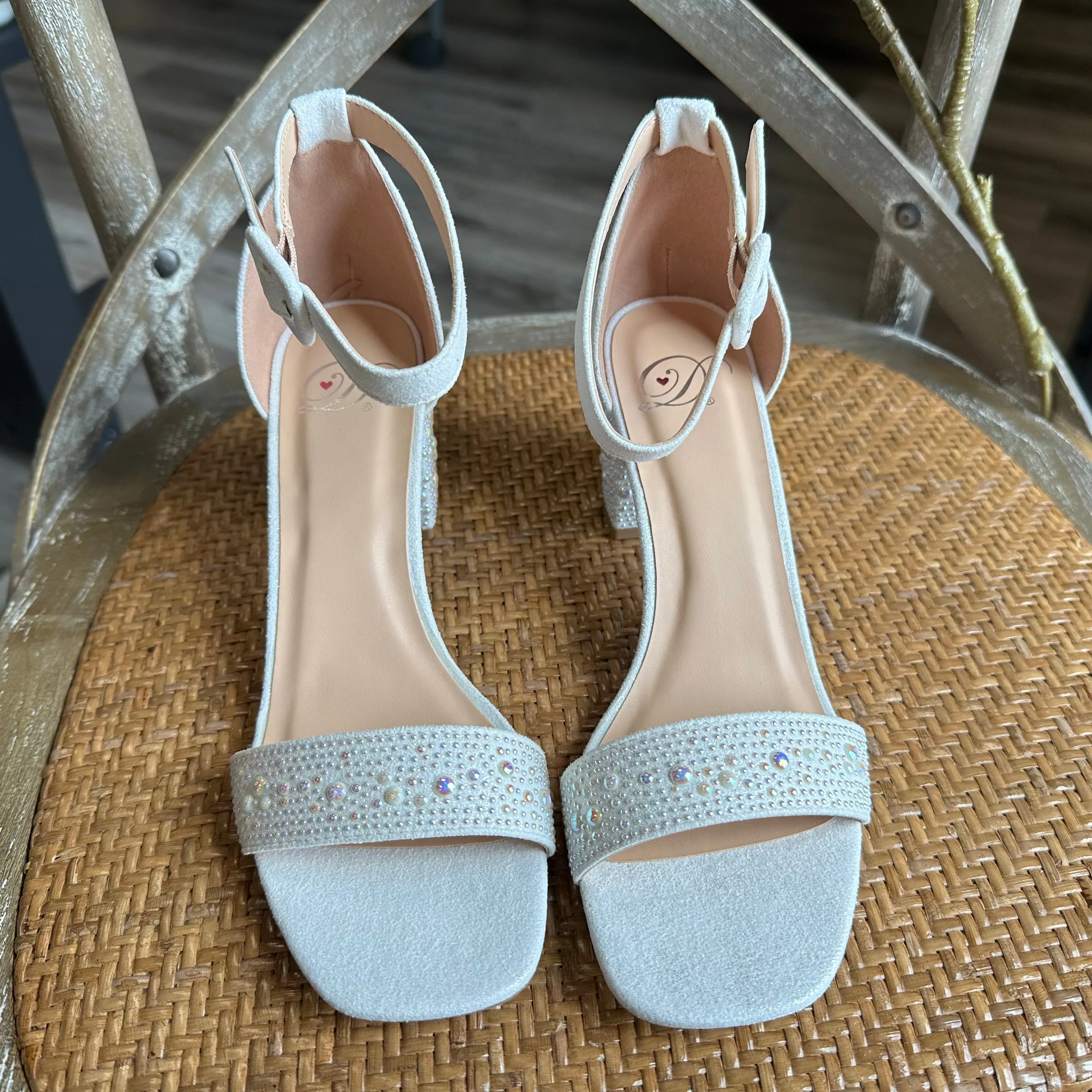 "Crete" Pearl Dress Sandal