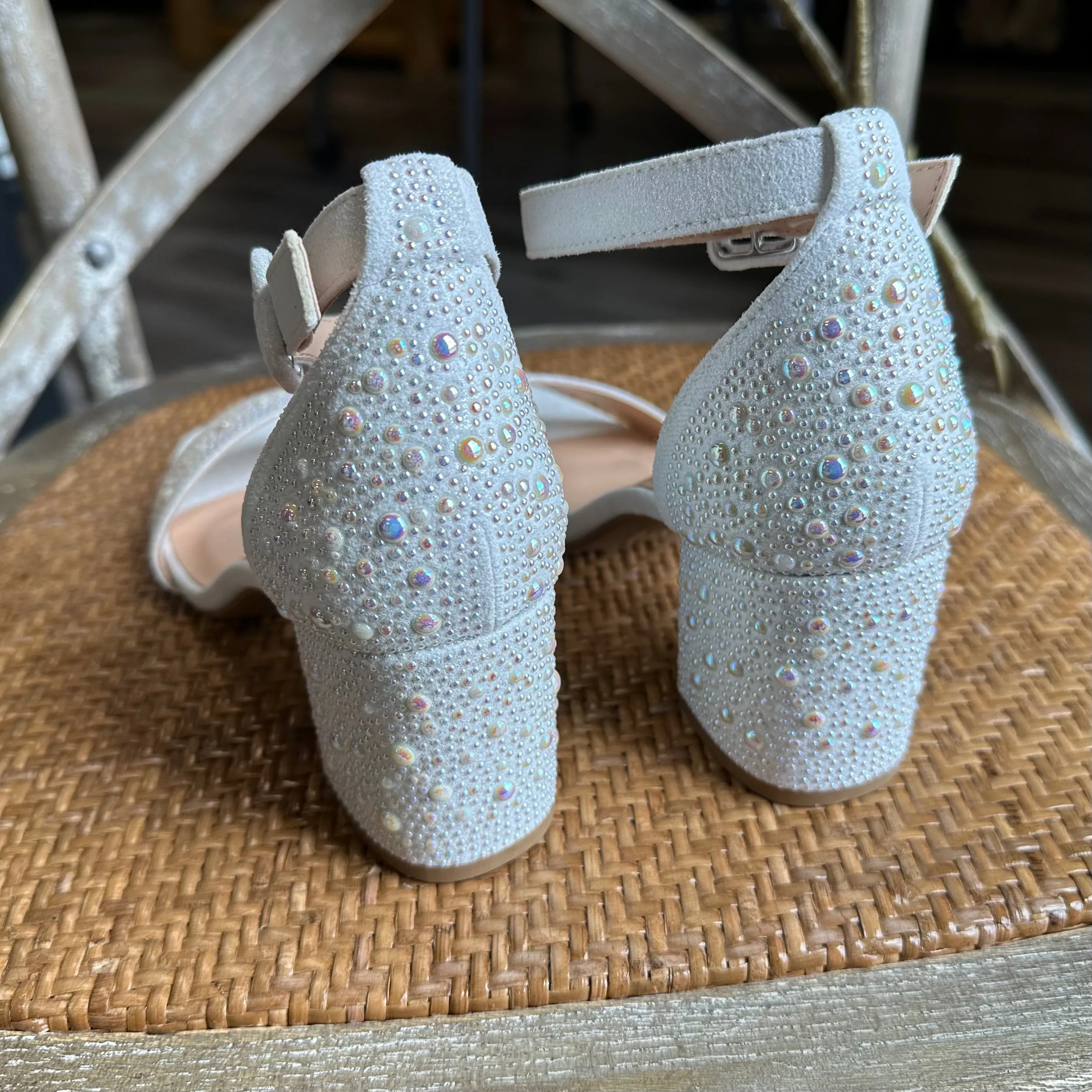 "Crete" Pearl Dress Sandal