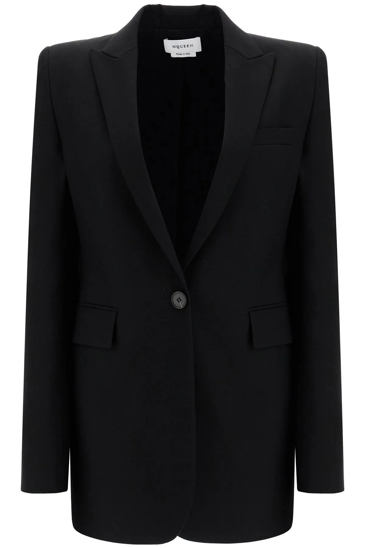 "GABARDINE JACKET WITH CHAIN
