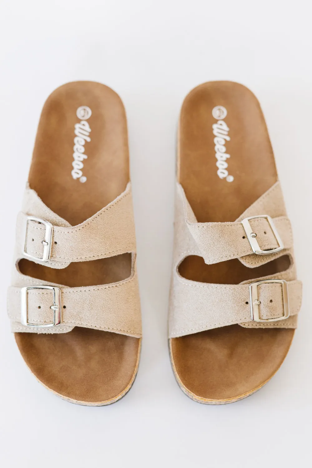 "Walk with Me" Buckled Soft Footbed Sandal