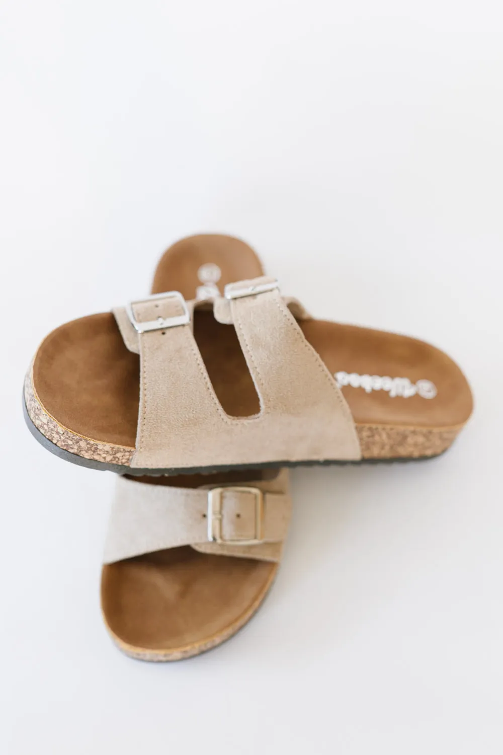 "Walk with Me" Buckled Soft Footbed Sandal