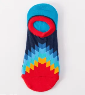 SF412 Multi Color Festive Low Cut Socks