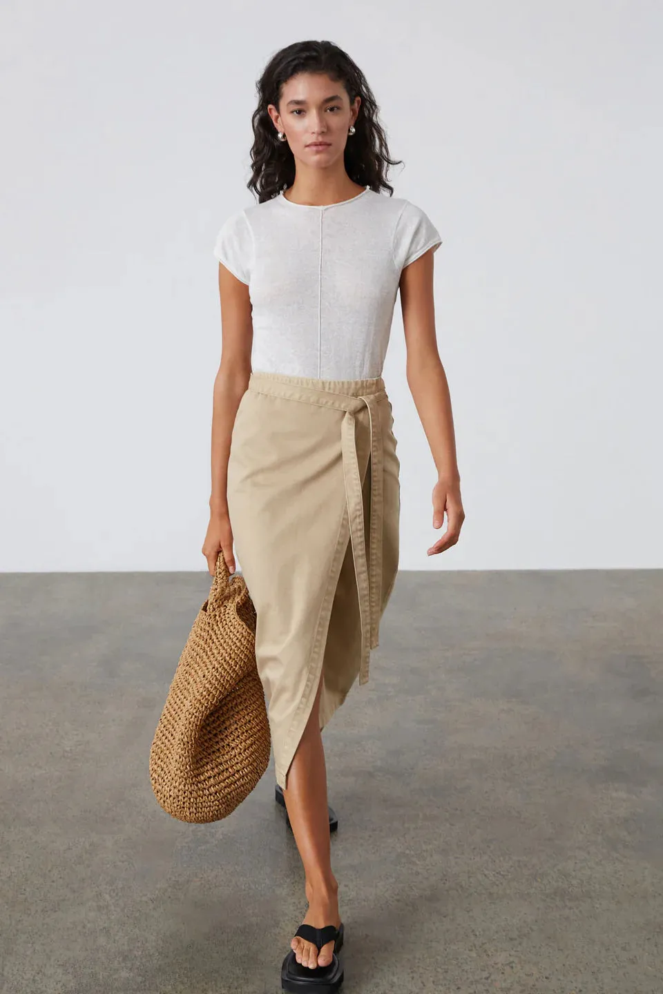 Shea Cotton Blend Knit Top