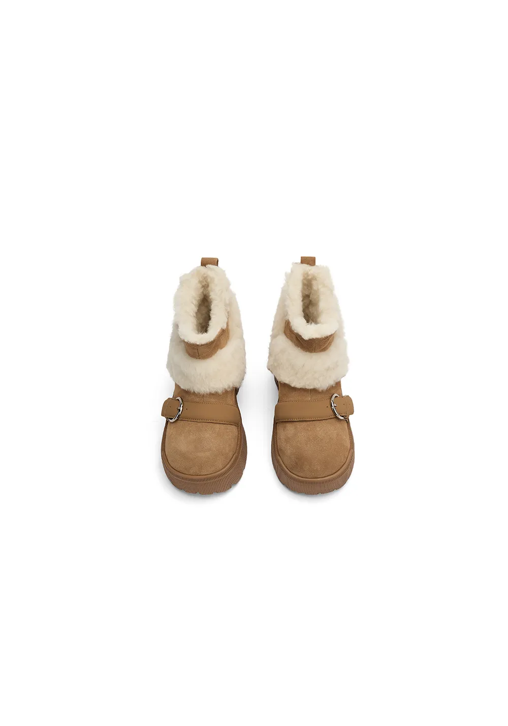 Short Snow Boots-Camel