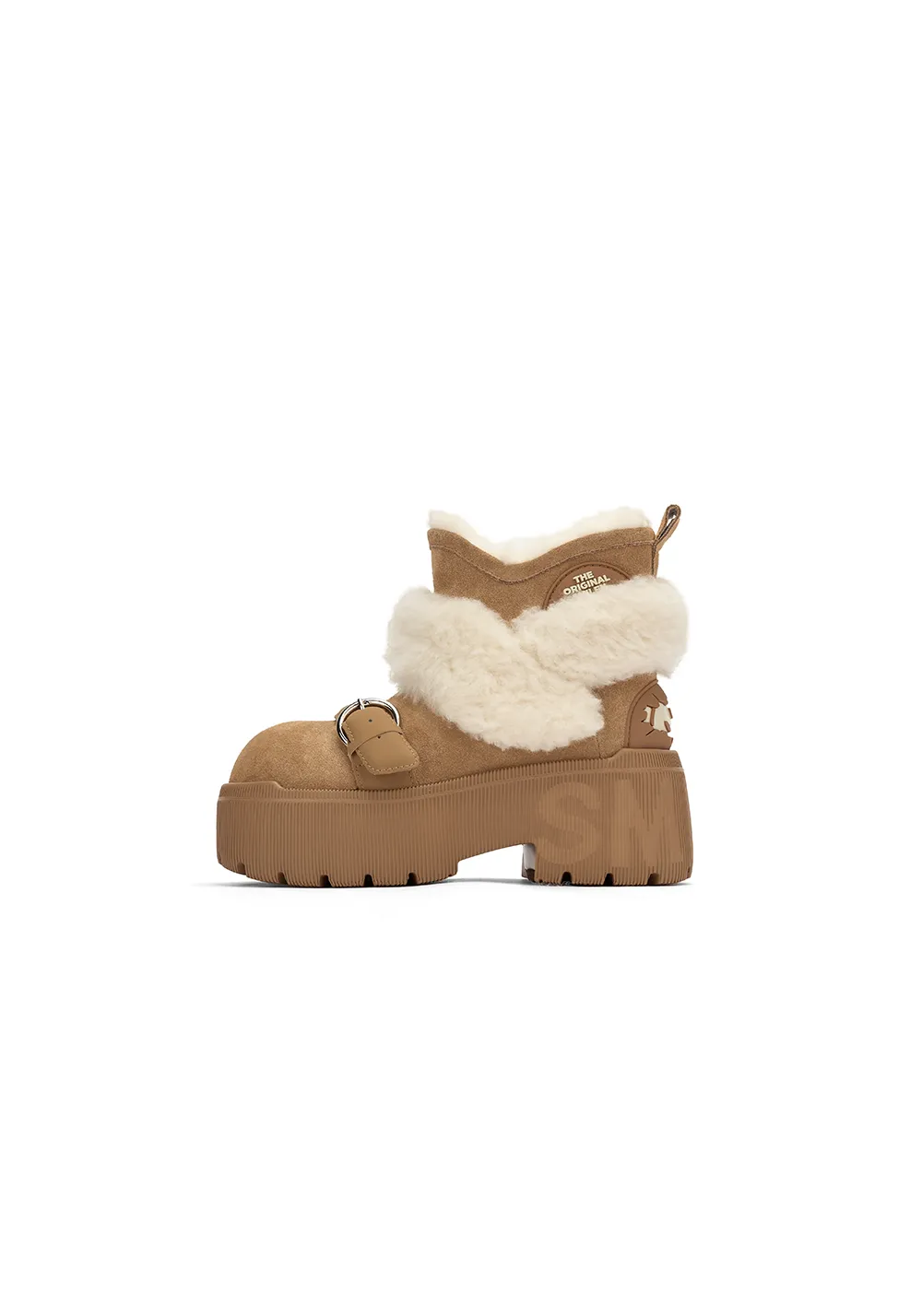 Short Snow Boots-Camel